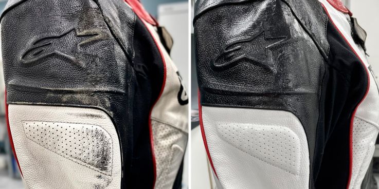 До и после: Чистка, покраска мотоэкипировки