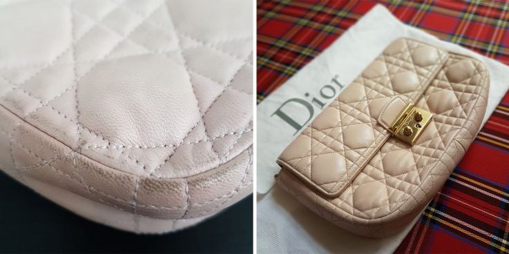 До и после: Обновление сумки за счёт тонирования более тёмным оттенком