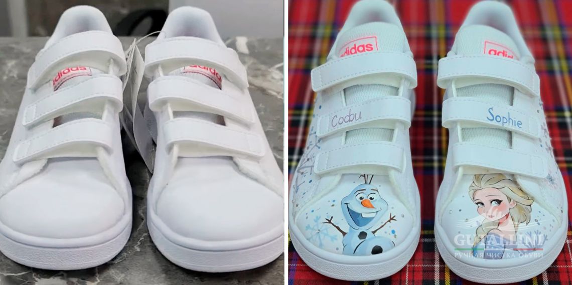 До и после: Кастомизация детской обуви